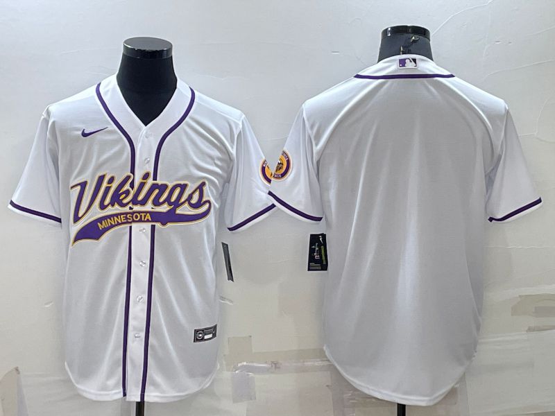 Men Minnesota Vikings Blank White 2022 Nike Co branded NFL Jerseys->minnesota vikings->NFL Jersey